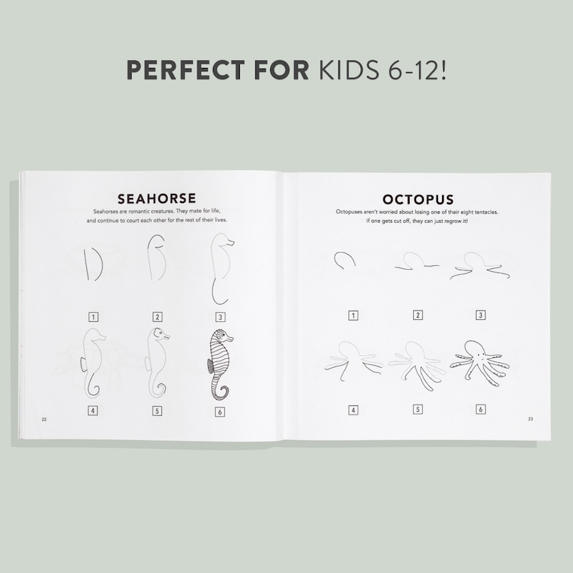 Sample content 3_Under the Sea: How to Draw Books for Kids with Dolphins, Mermaids, and Ocean Animals