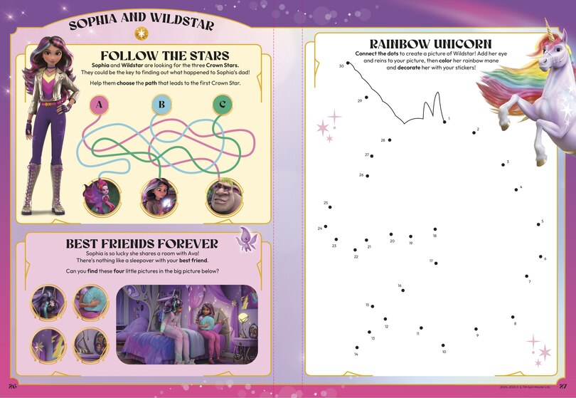 Sample content_Unicorn Academy Sticker Activity Book