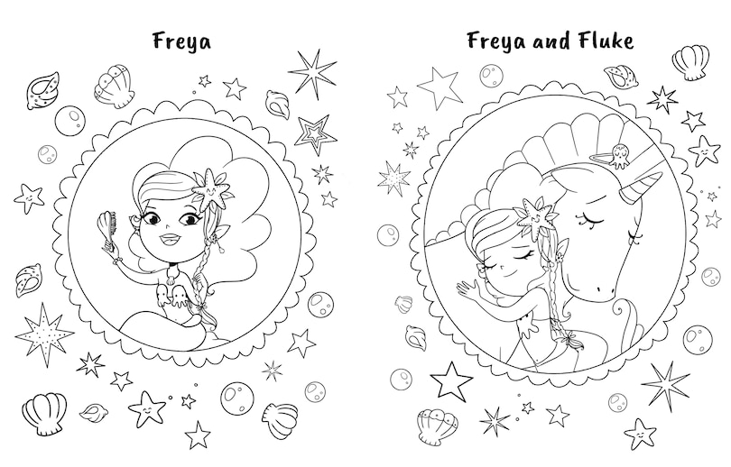 Aper&ccedil;u du contenu_Unicornia Coloring Book