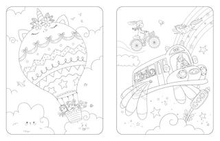 Aper&ccedil;u du contenu 2_Unicornia Coloring Book