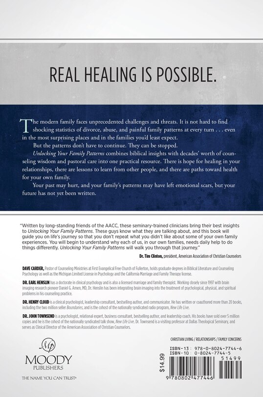 Couverture arri&egrave;re_UNLOCKING YOUR FAMILY PATTERNS