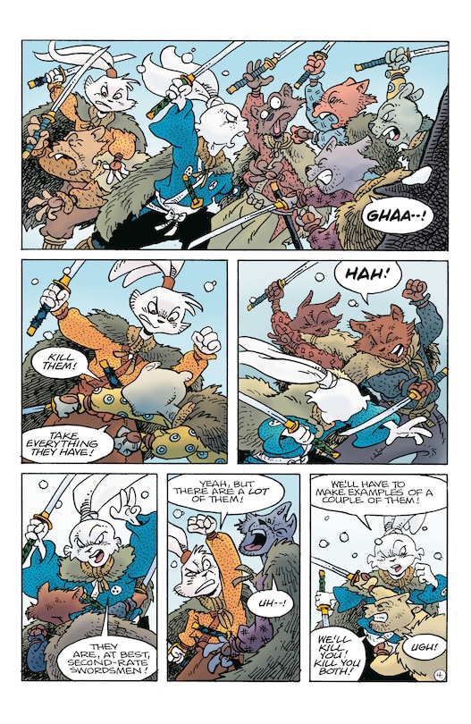 Aperçu du contenu 5_Usagi Yojimbo Volume 39: Ice and Snow