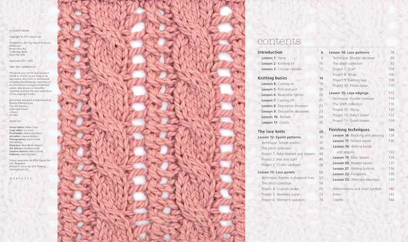 Aperçu du contenu_Very Easy Guide to Lace Knitting, The