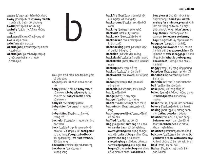 Sample content_Vietnamese Essential Dictionary