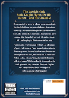 Back cover_Virgin Knight: I Became the Frontier Lord in a World Ruled by Women (Manga) Vol. 1
