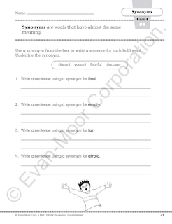 Sample content 2_Vocabulary Fundamentals, Grade 2 Teacher Resource