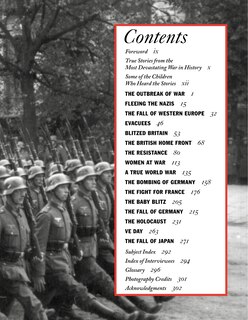 Aperçu du contenu_Voices From The Second World War