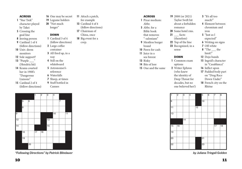 Sample content 2_Vox Many Mini Crosswords