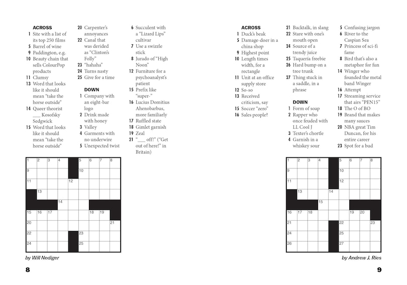 Sample content 3_Vox Many Mini Crosswords