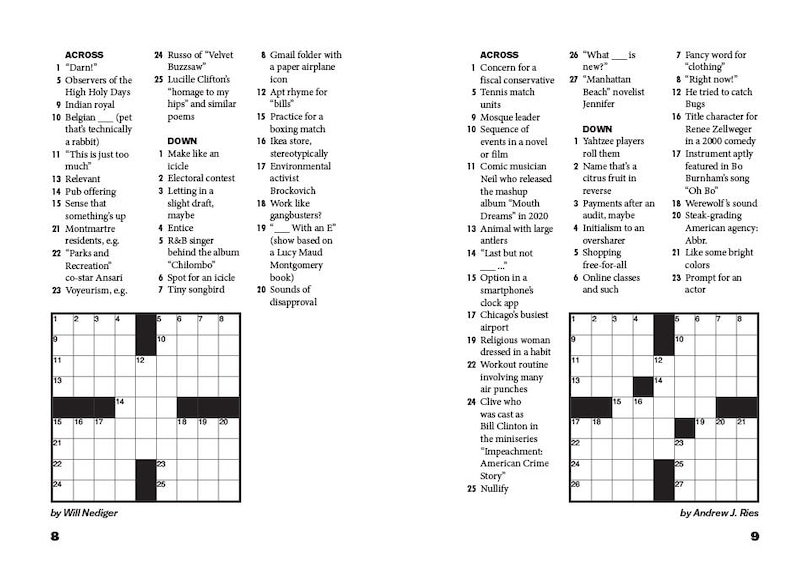 Aperçu du contenu 4_Vox Mega Book of Mini Crosswords