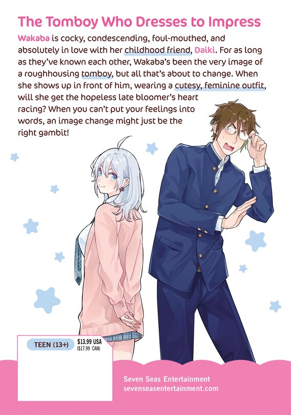 Couverture arri&egrave;re_Wakaba Won't Give Up! Vol. 1