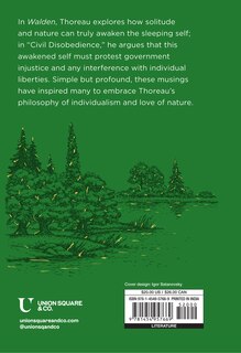 Back cover_Walden and Civil Disobedience (Special Edition)