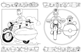 Sample content 2_Wallace & Gromit - The Official Colouring Book