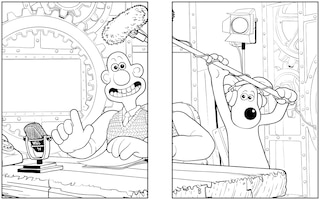 Sample content 4_Wallace & Gromit - The Official Colouring Book