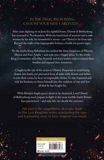 Back cover_War Lord (the Last Kingdom Series, Book 13)