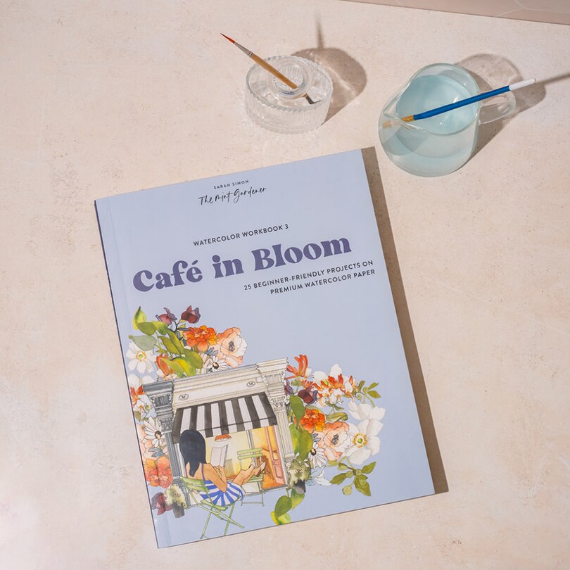 Aper&ccedil;u du contenu_Watercolor Workbook: Caf&eacute; in Bloom