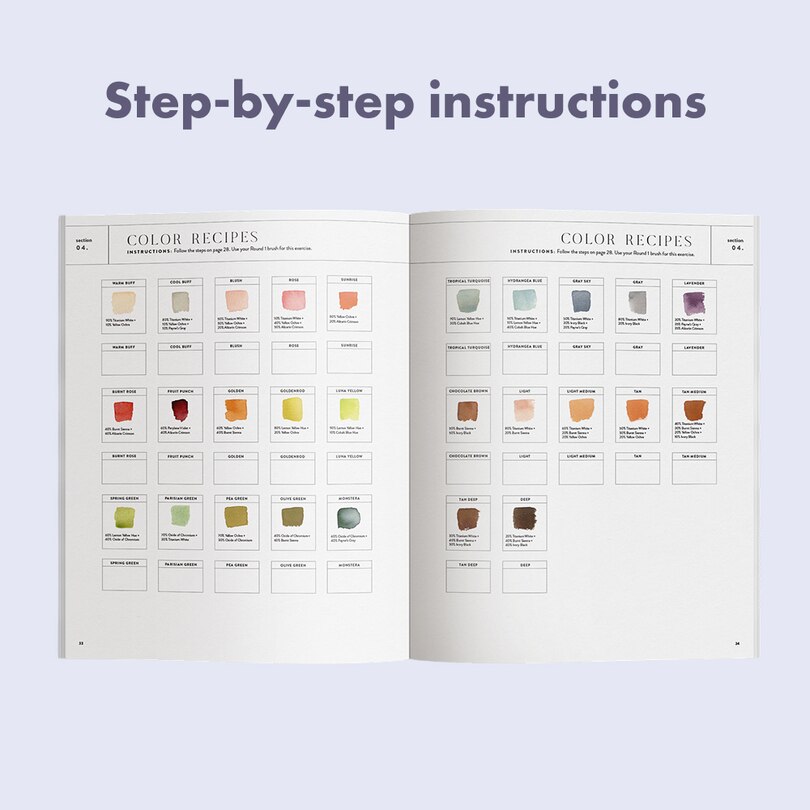 Aper&ccedil;u du contenu 3_Watercolor Workbook: Caf&eacute; in Bloom