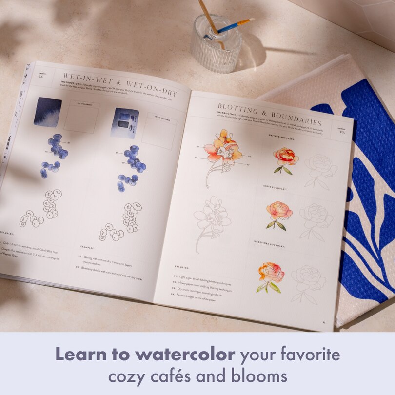 Aper&ccedil;u du contenu 5_Watercolor Workbook: Caf&eacute; in Bloom