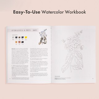 Sample content 5_Watercolor Workbook: Flowers, Feathers, and Animal Friends