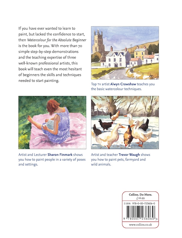 Couverture arri&egrave;re_Watercolour for the Absolute Beginner