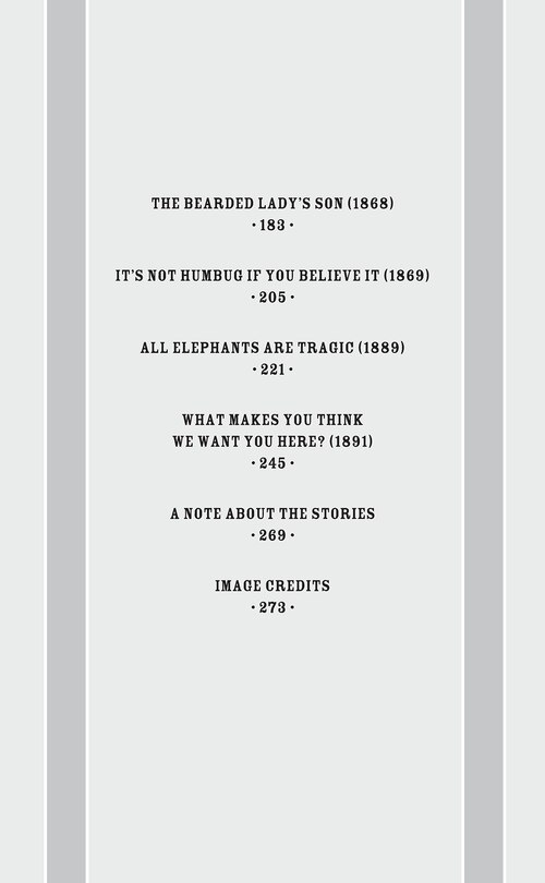 Sample content 2_We Are All His Creatures: Tales Of P. T. Barnum, The Greatest Showman