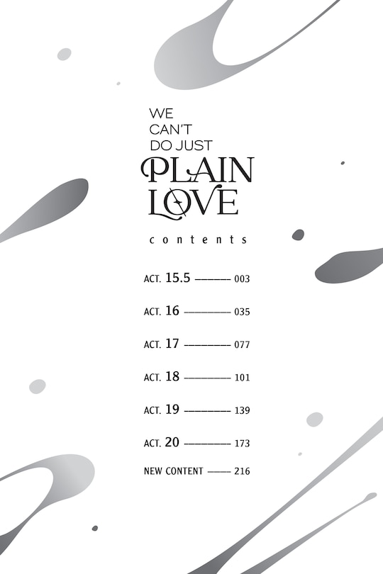 Aper&ccedil;u du contenu 4_We Can't Do Just Plain Love, Volume 4