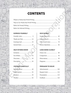 Sample content_Weekly Real-World Writing, Grade 1 - 2 Teacher Resource