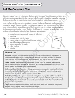 Sample content 2_Weekly Real-World Writing, Grade 1 - 2 Teacher Resource