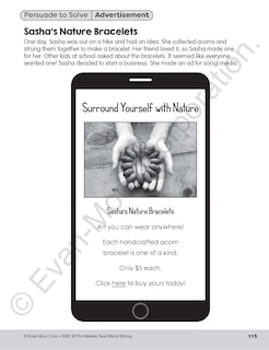 Sample content 3_Weekly Real-World Writing, Grade 3 - 4 Teacher Resource