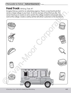 Sample content 5_Weekly Real-World Writing, Grade 3 - 4 Teacher Resource