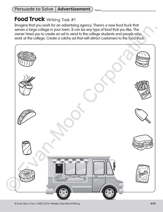 Sample content 5_Weekly Real-World Writing, Grade 3 - 4 Teacher Resource