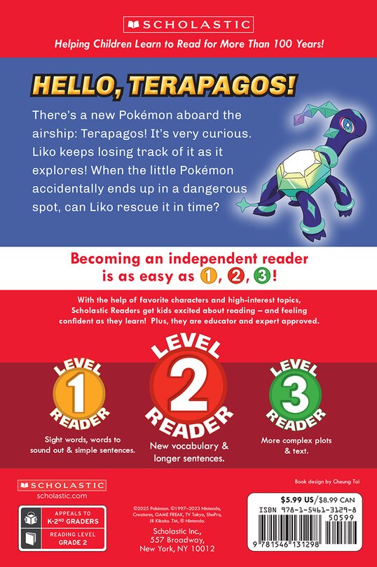 Back cover_Welcome Aboard! (Pok&eacute;mon: Scholastic Reader, Level 2)