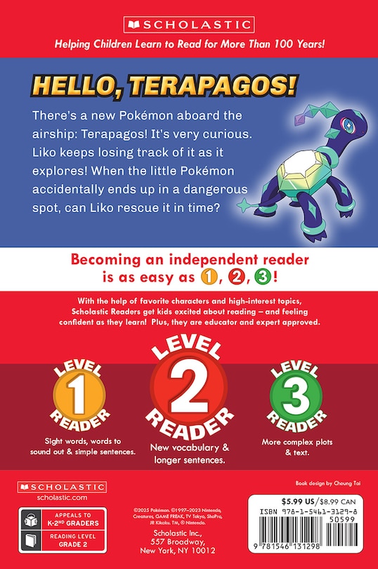 Back cover_Welcome Aboard! (Pokémon: Scholastic Reader, Level 2)