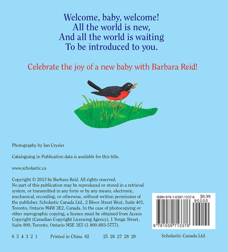 Back cover_Welcome, Baby
