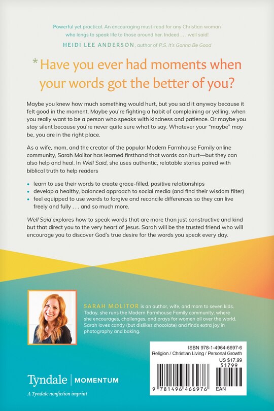 Couverture arrière_Well Said