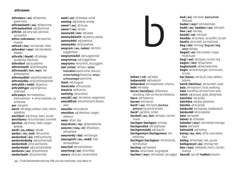 Sample content 3_Welsh Gem Dictionary