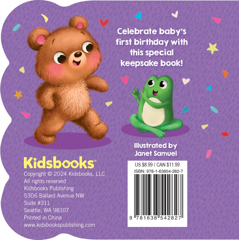 Back cover_What Fun, You're 1!