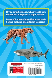 Back cover_What Would You Rather Be? A Tiger or a Tiger Shark?