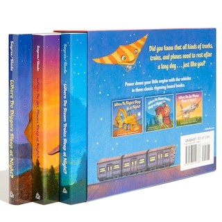 Sample content 4_Where Do Diggers, Trains, And Planes Sleep At Night? Board Book Boxed Set