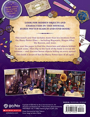 Back cover_Where in the Wizarding World? An Official Harry Potter Search-and-Find Book