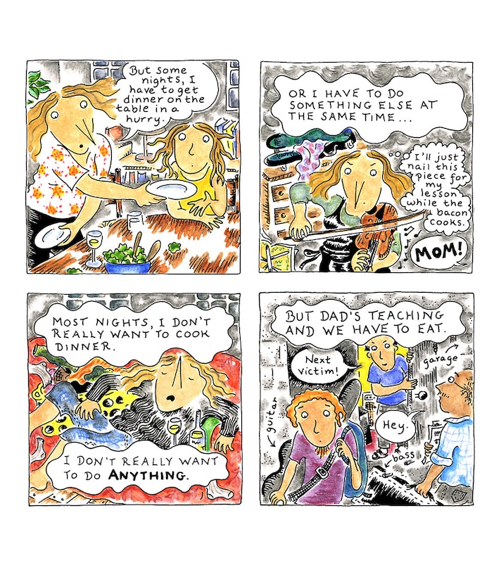 Aper&ccedil;u du contenu 3_Where There's Smoke, There's Dinner: Confessions of a Cartoonist Cook