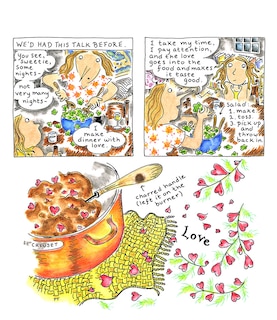 Aper&ccedil;u du contenu 4_Where There's Smoke, There's Dinner: Confessions of a Cartoonist Cook
