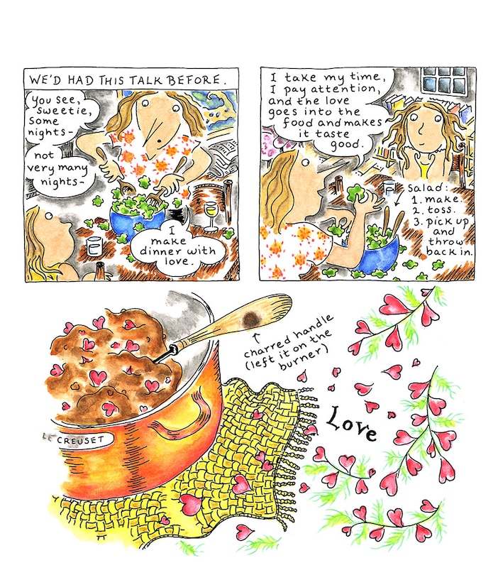 Aper&ccedil;u du contenu 4_Where There's Smoke, There's Dinner: Confessions of a Cartoonist Cook