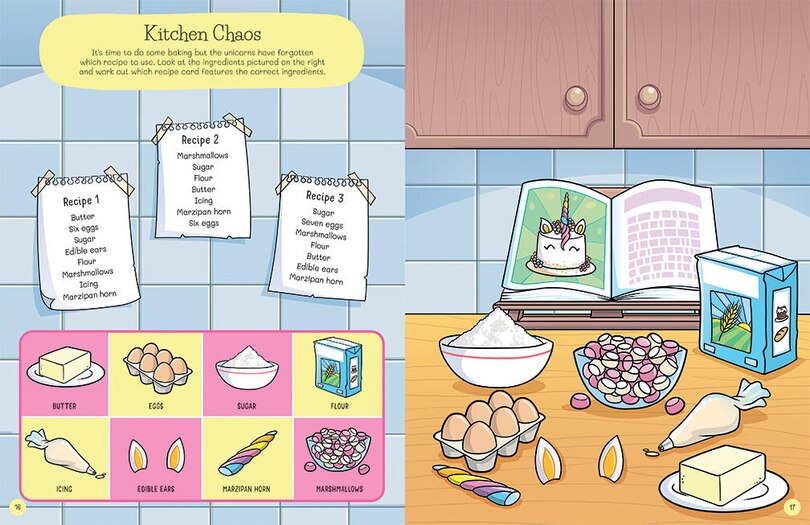 Aperçu du contenu 3_Where's The Unicorn? Activity Book