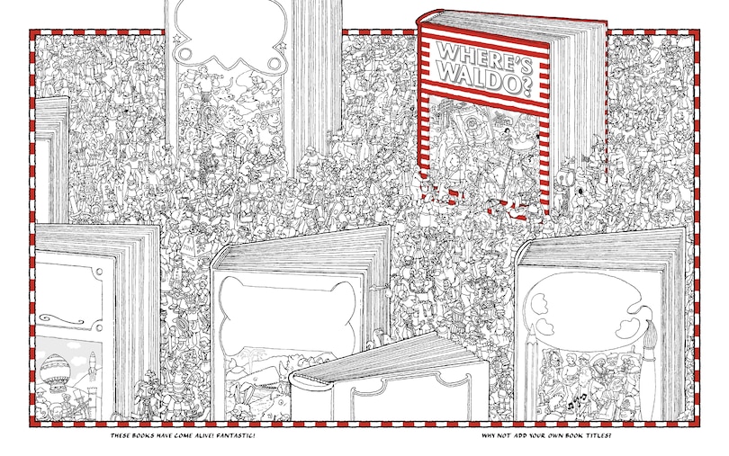 Sample content 3_Where's Waldo? The Official Coloring Book