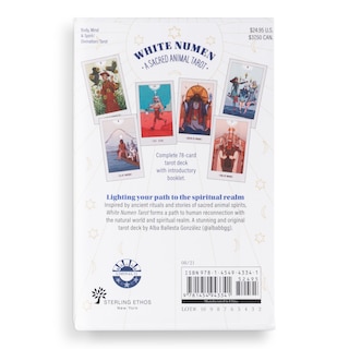 Back cover_WHITE NUMEN A SACRED ANIMAL TAROT