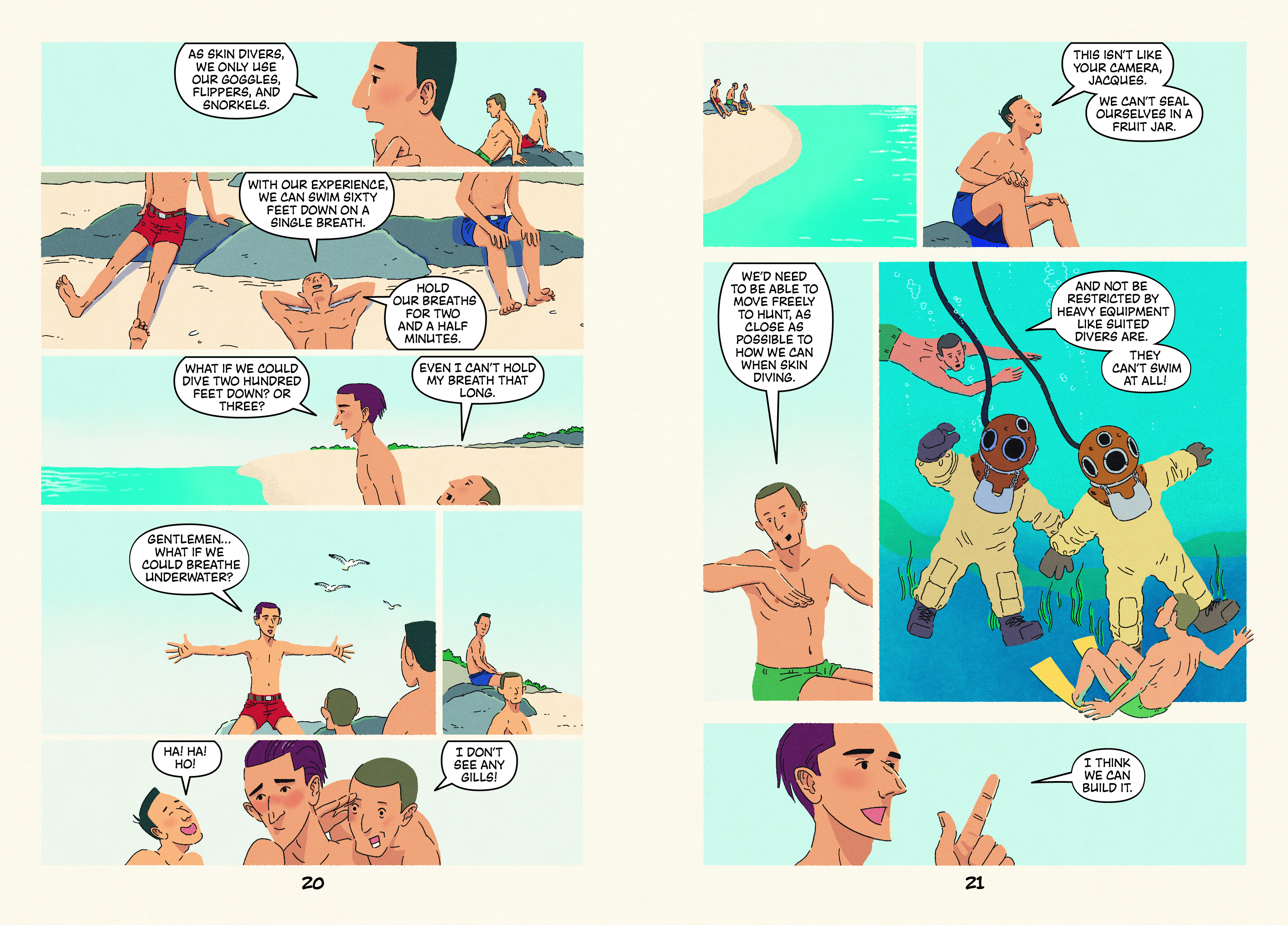 Aperçu du contenu 3_Who Discovered How to Breathe Underwater?: Jacques Cousteau