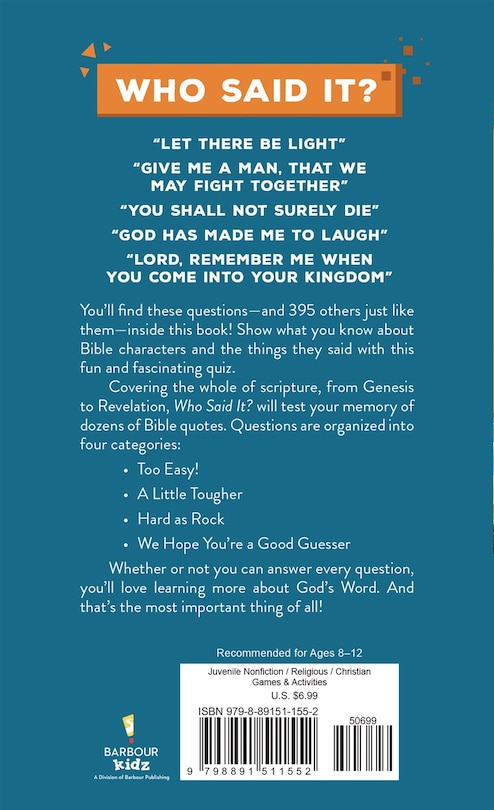 Couverture arrière_Who Said It?