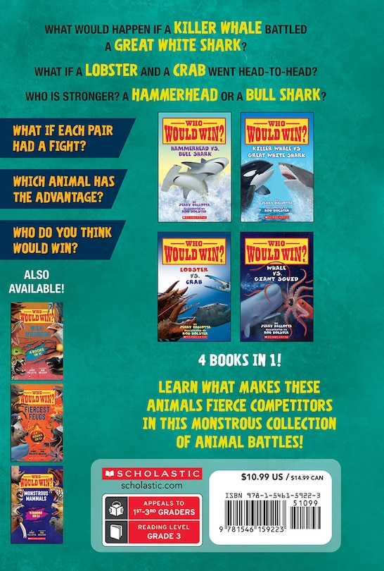 Back cover_Who Would Win?: Underwater Battles