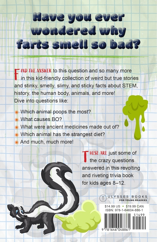 Back cover_Why Farts Stink and Other Gross Science for Kids